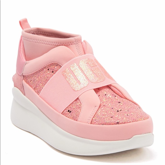 UGG Neutra Chunky Glitter Pink Glitter Sneakers - Picture 11 of 11